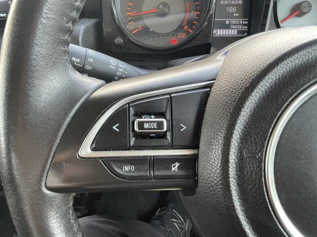 スズキ ジムニー シエラ JC 富山県 2019(令1)年 7.9万km ブルーイッシュブラックパール3 １オーナー/９型ナビ／フルセグＴＶ／Bluetooth/クルーズコントロール/ＬＥＤヘッドライト/オートライト/レーンキープアシスト/シートヒーター/オートライト/純正ＡＷ１５インチ/スマートキー/プッシュスタート/衝突軽減ブレーキ/Wエアバック/サイドエアバック／カーテンエアバック/スペアキー1本/保証書／取説有り