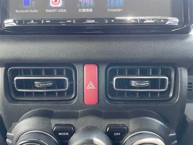 スズキ ジムニー シエラ JC 富山県 2019(令1)年 7.9万km ブルーイッシュブラックパール3 １オーナー/９型ナビ／フルセグＴＶ／Bluetooth/クルーズコントロール/ＬＥＤヘッドライト/オートライト/レーンキープアシスト/シートヒーター/オートライト/純正ＡＷ１５インチ/スマートキー/プッシュスタート/衝突軽減ブレーキ/Wエアバック/サイドエアバック／カーテンエアバック/スペアキー1本/保証書／取説有り