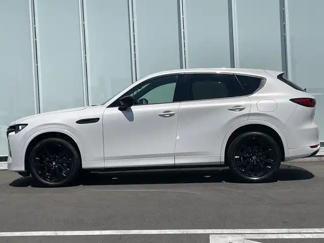 マツダ ＣＸ－６０ XD HV エクスクルーシブスポーツ 神奈川県 2022(令4)年 3.2万km ロジウムホワイトプレミアムメタリック 純正12.3インチナビゲーション/マツダコネクト/フルセグTV/AppleCarPlay/AndoroidAuto/USB(タイプC)/Bluetooth/ボーズサウンドシステム/バックカメラ/全周囲カメラ/本革シート/メモリー付きパワーシート/シートヒーター/エアーシート/ハンドルヒーター/パワーバックドア/前後ドライブレコーダー/スマートブレーキサポート/レーンキープアシスト/レーダークルーズコントロール/ブラインドスポットモニター/トラクションコントロールシステム/純正アルミホイール/ETC