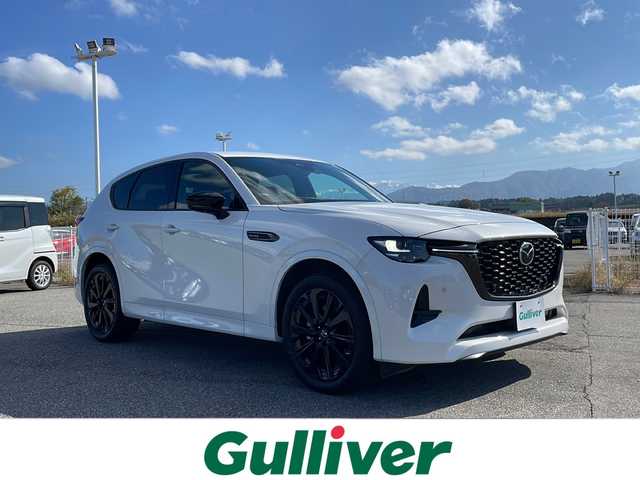 マツダ ＣＸ－６０ XD HV エクスクルーシブスポーツ 富山県 2022(令4)年 3.2万km ロジウムホワイトプレミアムメタリック 純正12.3インチナビゲーション/マツダコネクト/フルセグTV/AppleCarPlay/AndoroidAuto/USB(タイプC)/Bluetooth/ボーズサウンドシステム/バックカメラ/全周囲カメラ/本革シート/メモリー付きパワーシート/シートヒーター/エアーシート/ハンドルヒーター/パワーバックドア/前後ドライブレコーダー/スマートブレーキサポート/レーンキープアシスト/レーダークルーズコントロール/ブラインドスポットモニター/トラクションコントロールシステム/純正アルミホイール/ETC