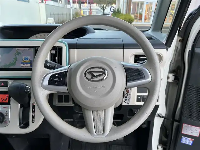 ダイハツ ムーヴ キャンバス X メイクアップ SA Ⅱ 福島県 2016(平28)年 11.8万km パールホワイトⅢ/ファインミントメタリック 2トーン (株)IDOMが運営する【じしゃロン福島店】の自社ローン専用車両になります。こちらは現金またはオートローンご利用時の価格です。自社ローンご希望の方は別途その旨お申付け下さい/純正ナビ/バックカメラ/TV/CD/AM/FM/ドアバイザー/ETC/ステアリングリモコン/プッシュスタート/オートエアコン/コーナーセンサー/積み込み冬タイヤ（２０２２年式・純正ホイールキャップ付き）/禁煙車