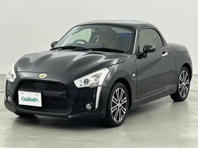 ダイハツ コペン ローブ 福岡県 2015(平27)年 3.4万km ブラックマイカメタリック 純正ナビ（ＢＴ，フルセグＴＶ）　/ＥＴＣ　/プッシュスタート　/アイドリングストップ　/横滑り防止装置　/電動格納式ドアミラー　/ＭＴモード付　/シートヒーター　/ステアリングリモコン　/純正１５インチアルミホイール
