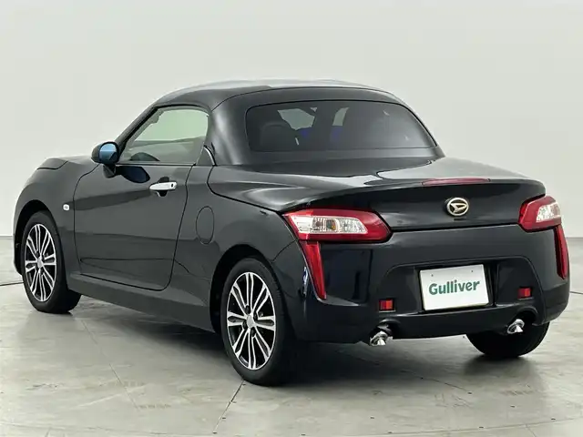 ダイハツ コペン ローブ 福岡県 2015(平27)年 3.4万km ブラックマイカメタリック 純正ナビ（ＢＴ，フルセグＴＶ）　/ＥＴＣ　/プッシュスタート　/アイドリングストップ　/横滑り防止装置　/電動格納式ドアミラー　/ＭＴモード付　/シートヒーター　/ステアリングリモコン　/純正１５インチアルミホイール