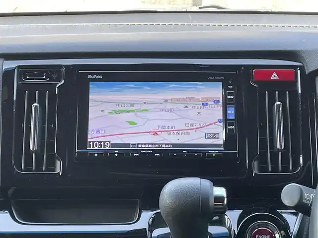 ホンダ Ｎ ＷＧＮ カスタム G SSパッケージ 秋田県 2018(平30)年 6.2万km クリスタルブラックパール 社外ナビ/AM FM CD TV BT AUX /バックカメラ/ハーフレザーシート/シートヒーター/純正フロアマット/衝突軽減ブレーキ/カーテンエアバック/社外スタッドレスタイヤ付き/ドアバイザー/ウインカーミラー