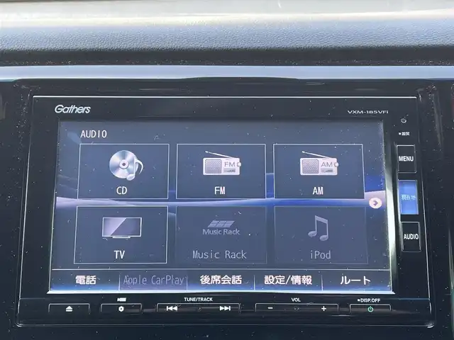 ホンダ Ｎ ＷＧＮ カスタム G SSパッケージ 秋田県 2018(平30)年 6.2万km クリスタルブラックパール 社外ナビ/AM FM CD TV BT AUX /バックカメラ/ハーフレザーシート/シートヒーター/純正フロアマット/衝突軽減ブレーキ/カーテンエアバック/社外スタッドレスタイヤ付き/ドアバイザー/ウインカーミラー