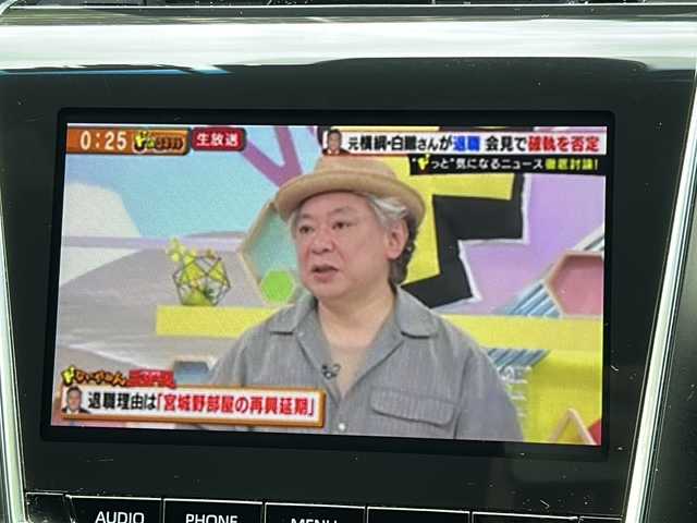 トヨタ クラウン ハイブリッド RS アドバンス 大阪府 2018(平30)年 8.5万km ブラック ワンオーナー/純正メモリナビ/・DVD/CD/FM/AM/Bluetooth/・ワンセグテレビ/ETC/前後ドライブレコーダー/バックカメラ/全周囲カメラ/サンルーフ/衝突軽減ブレーキ/レーンキープアシスト/クルーズコントロール/盗難防止装置/革巻きステアリング/ステアリングリモコン/パドルシフト/メモリシート（D席+N席）/パワーシート（D席+N席）/シートヒーター（D席+N席）/エアシート（D席+N席）/黒色レザーシート/コーナーセンサー/LEDヘッドライト/オートライト/オートエアコン/プッシュスタート/12V電源/USBジャック/純正18インチアルミホイール/純正フロアマット
