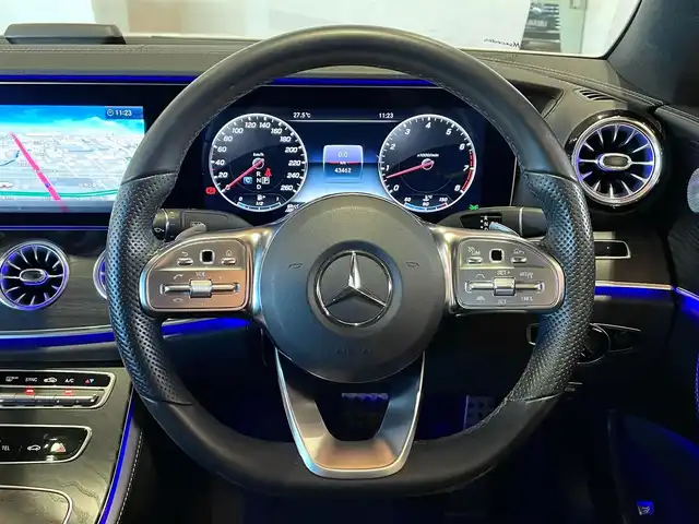 メルセデス・ベンツ Ｅ４５０ 4マチック クーペ スポーツ 道央・札幌 2018(平30)年 4.4万km ダイヤモンドホワイト ダイヤモンドホワイト/エクスクルーシブパッケージ/　・パノラミックスライディングルーフ/　・Burmesterサラウンドサウンド/　・エアバランスパッケージ/レーダーセーフティパッケージ/360°カメラ/ヘッドアップディスプレイ/本革シート/シートヒーター/シートベンチレーション/マッサージシート/マルチビームLEDヘッドライト/アダプティブハイビームアシストプラス/AIR BODY CONTROLサスペンション/パワーテールゲート