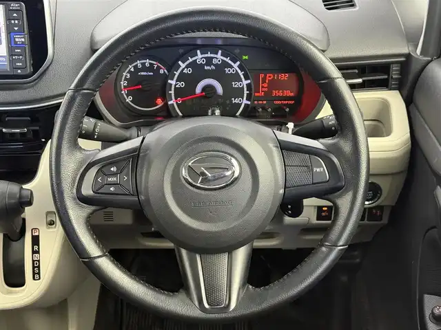 ダイハツ ムーヴ X リミテッドⅡ SAⅢ 愛知県 2021(令3)年 3.6万km 紺 スマートアシスト/純正ナビ（Bluetooth・CD・DVD・USB）/前後ドライブレコーダー/バックカメラ/シートヒーター/ステアリングリモコン/LEDヘッドライト/オートマチックハイビーム/革巻きハンドル