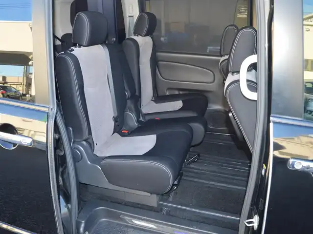 日産 セレナ ライダー ブラックライン 栃木県 2013(平25)年 5.2万km スーパーブラック ワンオーナー/クルーズコントロール/ALPINE製10.2インチフリップダウンモニター/安全装備/(VDC/ヒルスタートアシスト/アイドリングストップ)/両側パワースライドドア/純正SDナビ/(フルセグ/AM/FM/CD/DVD/BT)/ETC/キセノンヘッドライト/フォグランプ/オートライト/ステアスイッチ/新車保証書/記録簿/(H28/H29/H30/R2/R4/R6)/取扱説明書