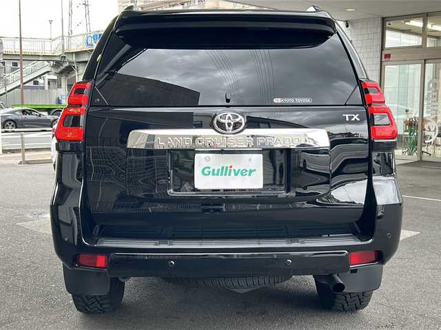 トヨタ ランドクルーザー プラド TX 徳島県 2023(令5)年 3.9万km ブラック ワンオーナー /サンルーフ/7インチ純正SDナビ/(NSZT-W68T)/CD/DVD再生機能/Bluetooth /バックカメラ /ＬＥＤヘッドライト /フロントフォグランプ/ウィンカーミラー /電動格納ミラー/ヘッドライトウォッシャー/オールオートウィンドウ/ルーフレール /クルコン追従有 /レーンキープアシスト/純正ドラレコ(前方のみ) /MUD VANCE17インチAW  /サイドステップ /Wエアバッグ/カーテンエアバッグ