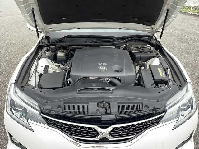 トヨタ マークＸ 250G Four 石川県 2014(平26)年 7万km ホワイトパールクリスタルシャイン 4WD/インテリジェントパーキングアシスト/・クリアランスソナー/・コーナーセンサー/純正ＨＤＤナビ/【Bluetooth・フルセグTV・CD・DVD・AUX】/USB入力端子/バックカメラ　/キセノンヘッドライト/・フォグランプ/・オートライト/パワーシート　/エンジンプッシュスタート/・スマートキー/・スペアキー/ドライブレコーダー　/電動格納ミラー/ビルトインETC/サマータイヤ車載/保証書/取扱説明書