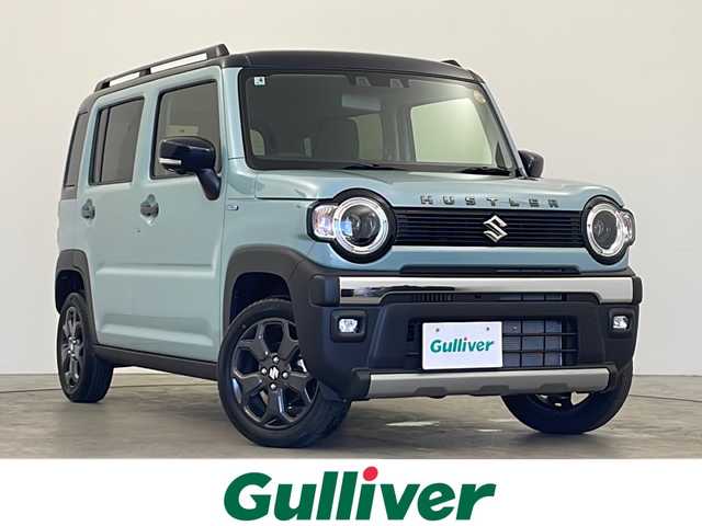 スズキ ハスラー タフワイルド・ターボ 秋田県 2025(令7)年 0.3万km オフブルーメタリック/ブラック 2トーン ４WD/純正ナビ 【AM/FM/CD/DVD/BT】/ワンオーナー /フルセグTV /全方位カメラ  /プッシュスタート/ LEDヘッドライト　/クルーズコントロール　/セーフティサポート /パドルシフト　/純正AW /横滑り防止装置　/レーンキープアシスト　/コーナーセンサー /衝突被害軽減システム/ルーフレール/純正AW/前席シートヒーター/純正フロアマット/USBポート/オートエアコン /スマートキー/スペアキー有り/アイドリングストップ/保証書
