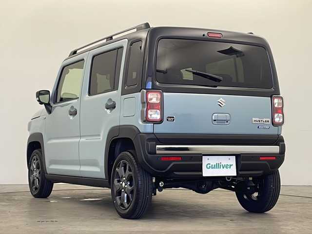 スズキ ハスラー タフワイルド・ターボ 秋田県 2025(令7)年 0.3万km オフブルーメタリック/ブラック 2トーン ４WD/純正ナビ 【AM/FM/CD/DVD/BT】/ワンオーナー /フルセグTV /全方位カメラ  /プッシュスタート/ LEDヘッドライト　/クルーズコントロール　/セーフティサポート /パドルシフト　/純正AW /横滑り防止装置　/レーンキープアシスト　/コーナーセンサー /衝突被害軽減システム/ルーフレール/純正AW/前席シートヒーター/純正フロアマット/USBポート/オートエアコン /スマートキー/スペアキー有り/アイドリングストップ/保証書