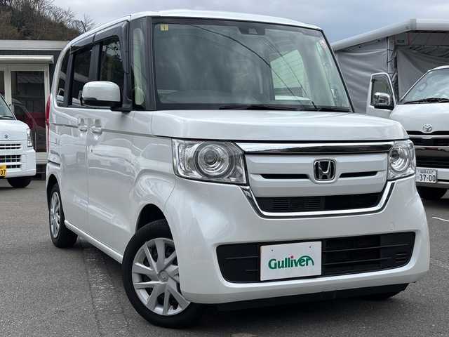 ホンダ Ｎ ＢＯＸ G L ホンダセンシング 福岡県 2019(平31)年 5.3万km プラチナホワイトパール ワンオーナー/純正ナビ/（AM/FM/CD/DVD/USB/AUX/Bluetooth/ワンセグTV）/レーンキープ/横滑り防止/衝突軽減/ハンズフリー/ビルドインETC/純正フロアマット/ECOモード/保証書/取扱説明書