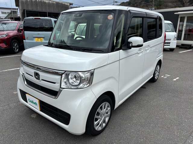 ホンダ Ｎ ＢＯＸ G L ホンダセンシング 福岡県 2019(平31)年 5.3万km プラチナホワイトパール ワンオーナー/純正ナビ/（AM/FM/CD/DVD/USB/AUX/Bluetooth/ワンセグTV）/レーンキープ/横滑り防止/衝突軽減/ハンズフリー/ビルドインETC/純正フロアマット/ECOモード/保証書/取扱説明書