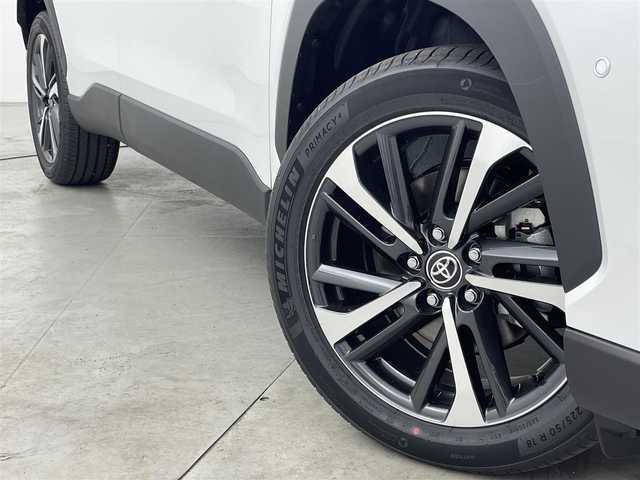 トヨタ カローラ クロス ハイブリッド Z 福岡県 2025(令7)年 0.1万km未満 プラチナホワイトパールマイカ 登録済未使用車　/純正ナビ（フルセグＴＶ）　/全方位カメラ　/ＥＴＣ２．０　/ＡＣＣ　/障害物センサー　/ＰＣＳ　/ＬＤＡ　/ＢＳＭ　/ＰＫＳＢ　/パーキングアシスト　/シートヒーター　/パワーバックドア　/ハーフレザーシート
