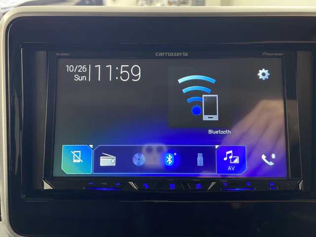 スズキ スペーシア カスタム HYBRID XS ターボ 秋田県 2020(令2)年 1.8万km ブルーイッシュブラックパール3 4WD/カロッツェリアディスプレイオーディオ　/ＡＭ／ＦＭ／Ｂｌｕｅｔｏｏｔｈ/両側パワースライドドア　/ヘッドアップディスプレイ　/全方位カメラ/スズキセーフティサポート/クルーズコントロール/LEDヘッドライト　/フォグランプ　/前席シートヒーター　/プッシュスタート/スペアキー　/ETC/フロアマット/純正アルミホイール/ハーフレザーシート/ワンオーナー/取扱説明書/保証書
