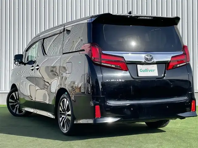 トヨタ アルファード S Cパッケージ 香川県 2019(平31)年 1.9万km ブラック 登録時走行距離；18306km/アルパインナビ11インチ/12．8型アルパイン後席モニター/ツインムーンルーフ/3眼LEDヘッドライト/バックカメラ/前後ドライブレコーダー/電動リアゲート/パワーシート/シートヒーター/ベンチレーション/両側パワースライドドア/トヨタセーフティーセンス/・プリクラッシュセーフティー/・クルーズコントロール/・レーンディパーチャーアラート/・オートマチックハイビーム/社外コーナーセンサー/オットマン/純正フロアマット/純正AW18インチ/スマートキー