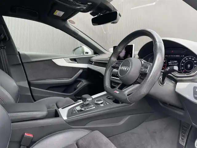 アウディ Ａ５ SB 45TFSIクワトロ スポーツ 長野県 2019(平31)年 5.7万km グレイシアホワイトメタリック ワンオーナー /Bang＆Olufsen /360°カメラ /ACC /サイドアシスト /マトリクスLED /バーチャルコックピット /MMIナビ /パークアシスト /パークエイド /パワーシート /シートヒーター