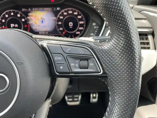 アウディ Ａ５ SB 45TFSIクワトロ スポーツ 長野県 2019(平31)年 5.7万km グレイシアホワイトメタリック ワンオーナー /Bang＆Olufsen /360°カメラ /ACC /サイドアシスト /マトリクスLED /バーチャルコックピット /MMIナビ /パークアシスト /パークエイド /パワーシート /シートヒーター