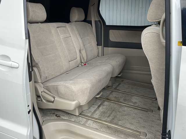 トヨタ アルファード Ｇ AX Lエディション 長野県 2003(平15)年 13.5万km ホワイトパールマイカ ダブルサンルーフ/純正ナビ/バックカメラ/コーナーセンサー /スペアキー