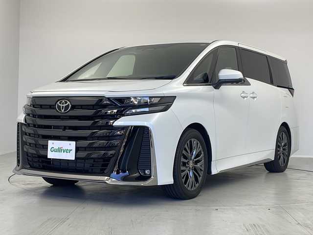 トヨタ ヴェルファイア ハイブリット Z プレミア 茨城県 2024(令6)年 0.1万km プラチナホワイトパールマイカ 左右サイドステップ　デジタルインナーミラー　純正１４型ナビ　フルセグＴＶ　全周囲カメラ　左右独立ムーンルーフ　両側電動スライドドア　衝突軽減ブレーキ　ＥＴＣ２．０　スマートキー　シートヒーター　禁煙車