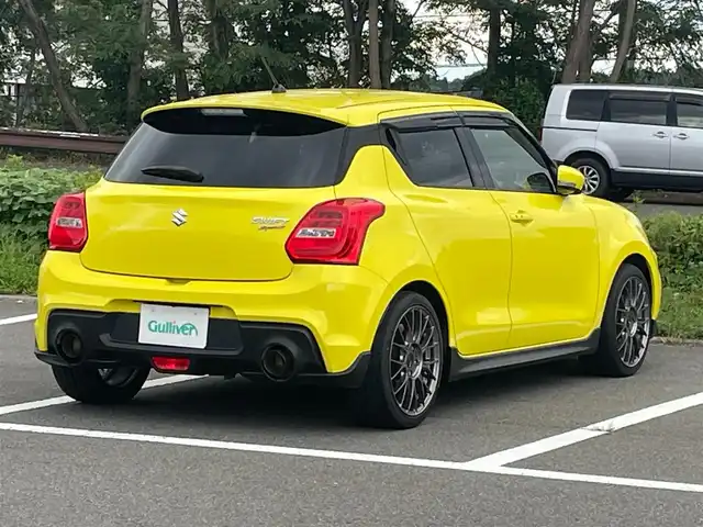 スズキ スイフト スポーツ 福島県 2019(平31)年 7.7万km チャンピオンイエロー 社外ナビ/BT、MSV、フルセグTV/スマートキー/プッシュスタート/ETC/クルーズコントロール/ドライブレコーダー/純正フロアマット/運転席シートヒーター/オートライト/純正17インチAW車載