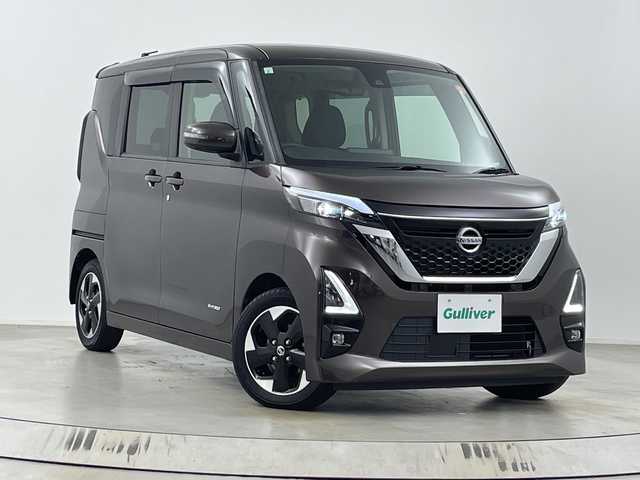 日産 ルークス HWS X プロパイロットED 埼玉県 2021(令3)年 5万km アッシュブラウンM 純正ナビ/フルセグテレビ/全方位カメラ/両側パワースライドドア/プロパイロット/衝突被害軽減ブレーキ/車線逸脱警報/クリアランスソナー/電子パーキングシステム/ブレーキホールド/オートLEDライト/プッシュスタート/純正14インチアルミホイール