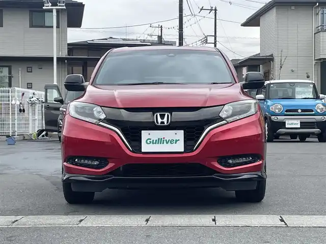 ホンダ ヴェゼル ハイブリッド RS ホンダセンシング 静岡県 2017(平29)年 7.1万km プレミアムクリスタルレッドM 純正SDナビ（ワンセグTV、バックカメラ、DVS再生機能、CDチェンジャー、BT）/ホンダセンシング/バックカメラ/クルーズコントロール/パドルシフト/D＋N席シートヒーター/合皮シート/純正フロアマット/純正アルミホイール/オートエアコン/ABS/オートライト/レーンキープアシスト/横滑り防止装置/衝突軽減システム/パワーウィンドウ/パワーステアリング