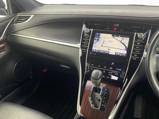 トヨタ ハリアー ハイブリッド プレミアム 新潟県 2014(平26)年 5.5万km ダークブラウンM 純正ナビ・CD・DVD・Bluetooth/ワンセグ/パワーバックドア/オートマチックハイビーム/クルーズコントロール/AC100V電源/JBLサラウンドシステム