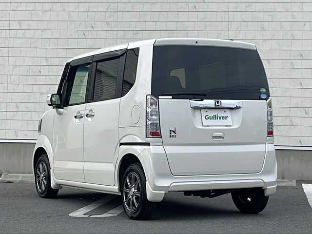 ホンダ Ｎ ＢＯＸ G Lパッケージ 山形県 2016(平28)年 4.9万km プレミアムホワイトパールⅡ 禁煙者/ワンオーナー/純正ナビ/Bluetooth/CD/AM/FM/ワンセグTV/バックカメラ/シートヒーター（D/N席）/片側パワースライド/横滑り防止装置　/アイドリングストップ/電格ミラー/ミラーヒーター/ヘッドライトレベライザー/ETC/ECON/純正フロアマット/盗難防止装置/スタッドレスタイヤ付き（純正アルミホイール）