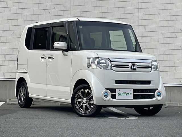 ホンダ Ｎ ＢＯＸ G Lパッケージ 山形県 2016(平28)年 4.9万km プレミアムホワイトパールⅡ 禁煙者/ワンオーナー/純正ナビ/Bluetooth/CD/AM/FM/ワンセグTV/バックカメラ/シートヒーター（D/N席）/片側パワースライド/横滑り防止装置　/アイドリングストップ/電格ミラー/ミラーヒーター/ヘッドライトレベライザー/ETC/ECON/純正フロアマット/盗難防止装置/スタッドレスタイヤ付き（純正アルミホイール）
