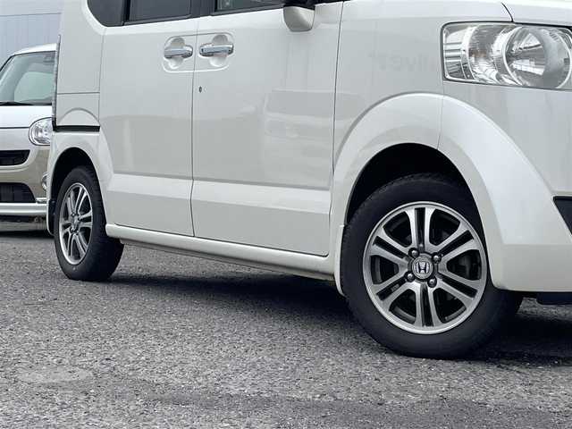 ホンダ Ｎ ＢＯＸ G 福島県 2013(平25)年 9.6万km プレミアムホワイトパール ４WD/両側パワースライドドア /社外メモリナビ/バックカメラ/Bluetooth接続/ドライブレコーダー/プッシュスタート/社外Egスターター/純正14インチAW/取説書