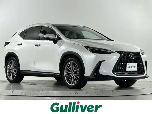 レクサス ＮＸ 250 バージョンL 佐賀県 2023(令5)年 4.2万km ソニッククォーツ 純正14インチディスプレイオーディオ/フルセグTV/Bluetooth/ミラーキャスト/ナビ機能付き/全方位バックカメラ/パノラマサンルーフ/デジタルインナールームミラー/ヘッドアップディスプレイ/衝突被害軽減装置/ブラインドスポットモニター/レーダークルーズコントロール/レーンアシスト/ロードサインアシスト/パーキングサポートブレーキ/オートライト/オートマチックハイビーム/3眼LEDヘッドライト/LEDフォグライト/純正前後ドライブレコーダー/電子パーキング/ブレーキホールド/クリアランスソナー/パワーバックドア/運転席・助手席シートヒーター/運転席・助手席エアシート/運転席・助手席パワーシート/レザーシート/メモリーシート/純正フロアマット/純正20インチアルミホイール/ルーフレール/ISOFIX対応シート