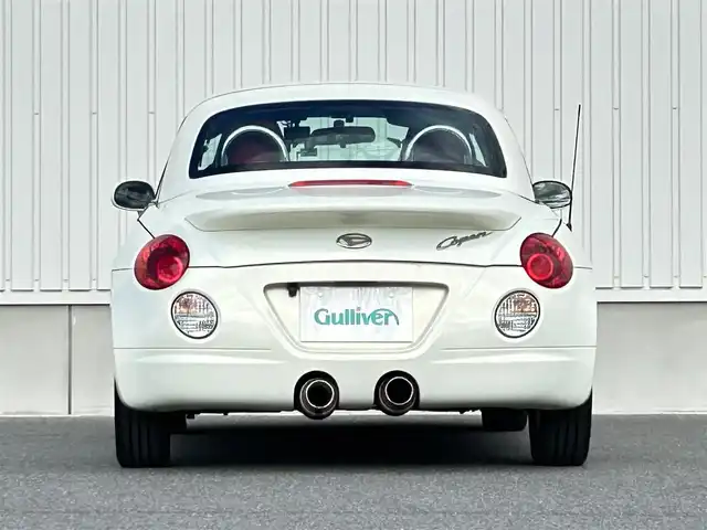 ダイハツ コペン アクティブトップ 群馬県 2004(平16)年 7.5万km ホワイトパールマイカ 社外メモリナビ(CD/DVD/BT/AM/FM)/バックカメラ/前後ドラレコ/赤革シート/シートヒーター/電動オープン/ETC/フォグ/タワーバー/リアスポイラー/momoステアリング