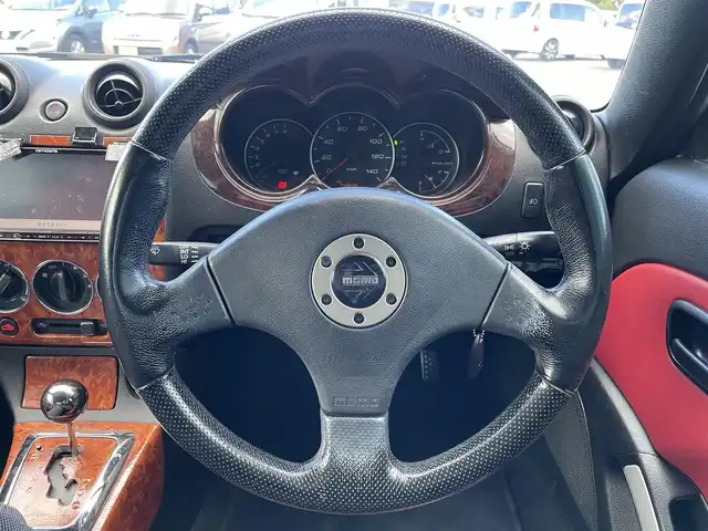 ダイハツ コペン アクティブトップ 群馬県 2004(平16)年 7.5万km ホワイトパールマイカ 社外メモリナビ(CD/DVD/BT/AM/FM)/バックカメラ/前後ドラレコ/赤革シート/シートヒーター/電動オープン/ETC/フォグ/タワーバー/リアスポイラー/momoステアリング