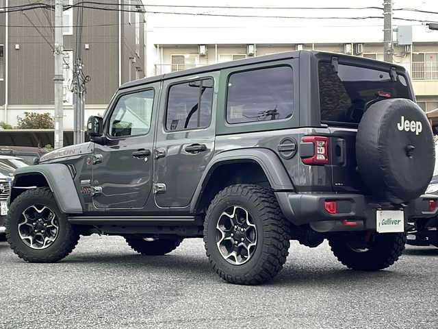 クライスラー・ジープ ラングラー アンリミテッド ルビコンRECON 大阪府 2020(令2)年 1.6万km ガンＭ 4WD/メーカーナビ/（フルセグ・Bluetooth）/バック/サイドカメラ/ETC/LEDヘッドライト/フォグランプ/レーダークルーズコントロール/レザーシート/シートヒーター/革巻きステアリング/コーナーセンサー前後/純正ゴムマット/保証書/取扱説明書/スペアスマートキー1本