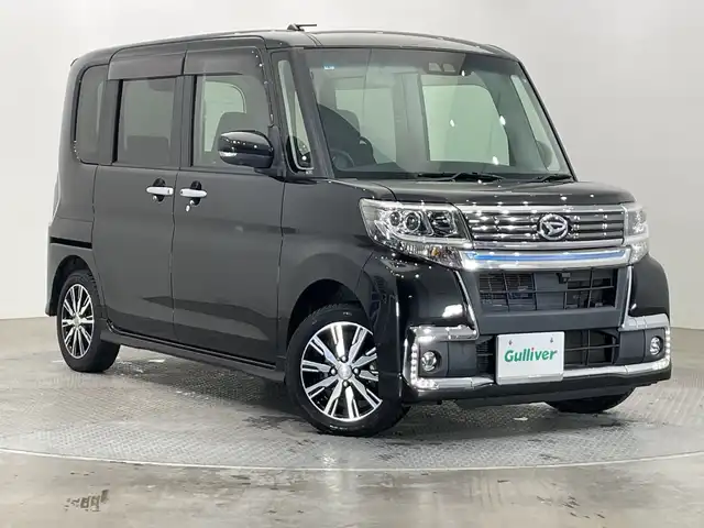 ダイハツ タント カスタムX トップED VS SAⅢ 栃木県 2019(平31)年 6万km ブラックマイカメタリック 純正ナビ(NSZN-W69D)/(フルセグTV・Bluetooth・CD・DVD・SD・USB)/全方位カメラ/バックカメラ/前方ドライブレコーダー/スマートアシストIII/ ・衝突軽減システム/ ・レーンキープアシスト/ ・オートハイビーム/ ・後方コーナーセンサー/ハーフレザーシート/運転席シートヒーター/両側パワースライドドア/LEDヘッドライト/オートライト/フロントフォグランプ/ドアバイザー/スマートキー