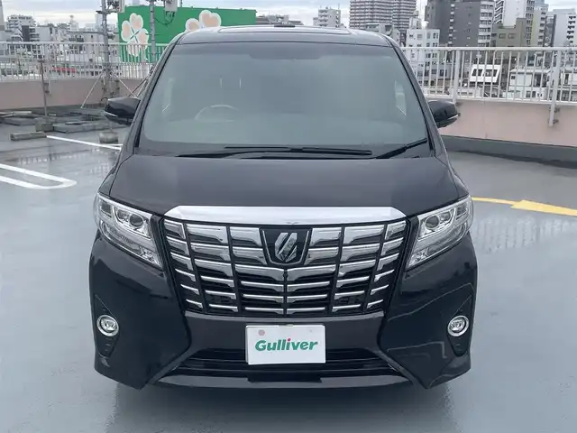 トヨタ アルファード エグゼクティブ ラウンジ 東京都 2017(平29)年 2.3万km ブラック 純正SDナビ/純正フリップダウンモニター/黒皮シート/サンルーフ/バックカメラ/シートヒーター/エアシート/ステアリングヒーター/両側パワースライドドア/JBLサラウンドシステム/純正１７インチアルミ/ビルトインETC/タッチパネル式ミラー型ドライブレコーダー/（CAR-098)/ビルトインETC/エンジンプッシュボタン/PCS（プリクラッシュセーフティー）/クリアランスソナー/スマートストップ/バイザー・マット/スペアキー１本/保証書・取説・ナビ説