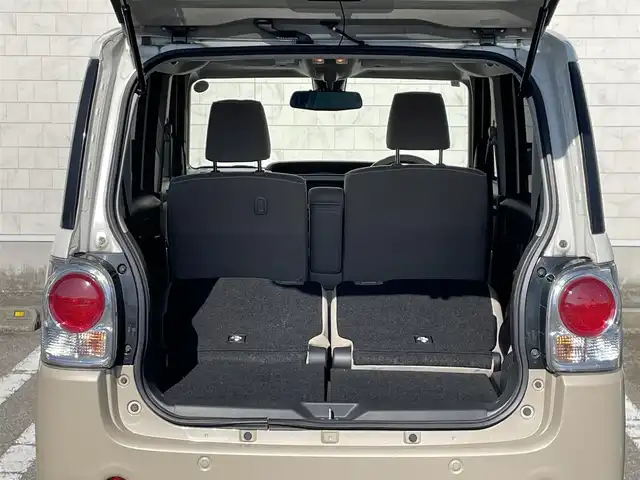 ダイハツ ムーヴ キャンバス X メイクアップ SA Ⅱ 宮崎県 2016(平28)年 4.2万km パールホワイトⅢ/ナチュラルベージュマイカメタリック 2トーン 純正ナビ/（DVD、CD再生機能付き）/アイドリングストップ/パワースタアリング/パワーウィンドウ/エアバックW/プッシュスタート/ドライブレコーダー/純正フロアマット/純正LEDヘッドライト/純正アルミホイール/オートライト機能/横滑り防止装置/衝突被害軽減システム/盗難防止装置/スマートキー/両側スライドドア/電格ミラー/ABS/AAC