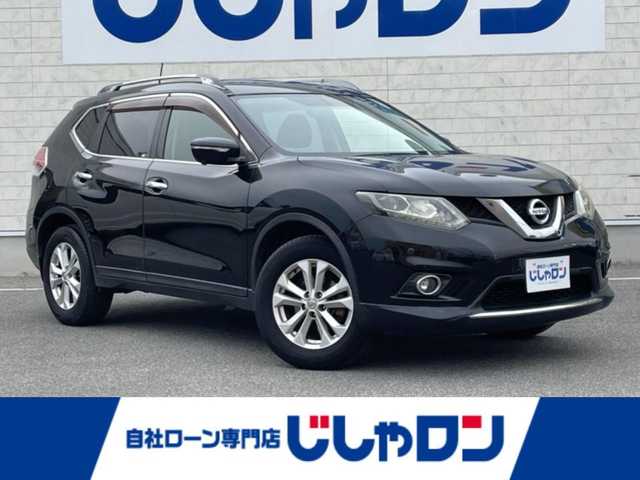 日産 エクストレイル 20X 佐賀県 2014(平26)年 8.6万km ダイヤモンドブラック (株)IDOMが運営する【じしゃロン佐賀店】の自社ローン専用車両になります。こちらは現金またはオートローンご利用時の価格です。自社ローンご希望の方は別途その旨お申付け下さい/純正SDナビ/Bluetooth/フルセグテレビ/アラウンドビューモニター/ビルトインETC/アイドリングストップ/クルーズコントロール/パーキングアシスト/横滑り防止/前席シートヒーター/フロント・リアソナー/オートライト/LEDヘッドライト/フォグライト/純正アルミホイール/純正フロアマット/インテリジェントキー/プッシュスタート