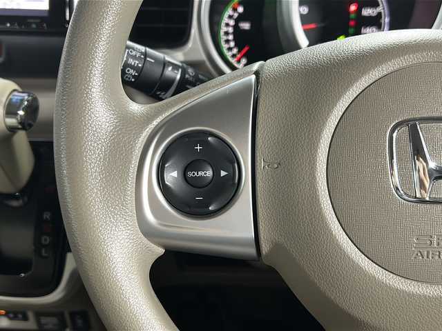 ホンダ Ｎ ＢＯＸ G SSパッケージ 広島県 2017(平29)年 4.4万km プレミアムディープモカパール シティーブレーキアクティブシステム/両側パワースライドドア/純正7型ナビ（YXM-175Fi）/・CD・DVD・BT・SD・ワンセグTV/バックカメラ/ステアリングスイッチ/ETC/ドライブレコーダー/前席シートヒーター/純正フロアマット/ドアバイザー/サンシェード/プッシュスタート/スマートキー/スペアキー/取扱説明書/保証書