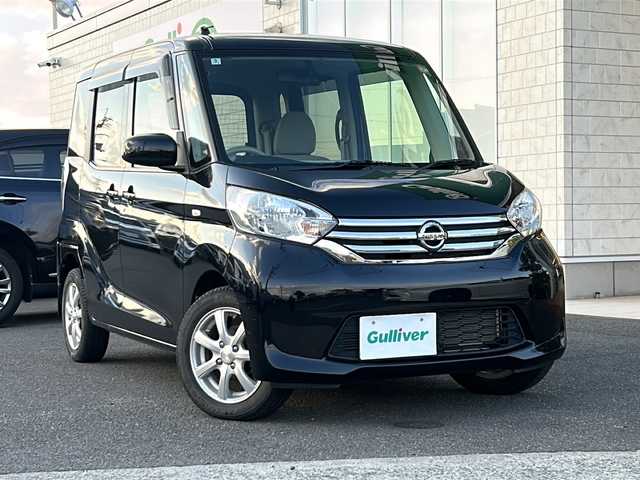 日産 デイズ ルークス X 香川県 2014(平26)年 4.4万km ブラック 純正ナビ（CD/DVD)/アラウンドビューモニター/片側パワースライドドア/ETC/ターボ/スマートキー