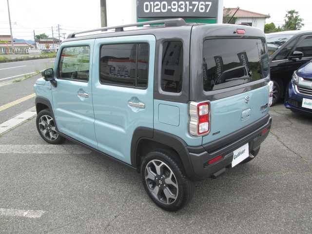 スズキ ハスラー Jスタイル Ⅱ ターボ 広島県 2023(令5)年 0.9万km オフブルーメタリック/ガンメタリック2トーンルーフ ワンオーナー/純正メーカーナビ/フルセグTV・BTオーディオ/LEDオートライト/シートヒーター/全方位カメラ/パドルシフト/スズキセーフティサポート/ルーフレール/前後ドライブレコーダー/スマートキー