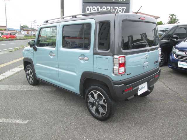 スズキ ハスラー Jスタイル Ⅱ ターボ 広島県 2023(令5)年 0.9万km オフブルーメタリック/ガンメタリック2トーンルーフ ワンオーナー/純正メーカーナビ/フルセグTV・BTオーディオ/LEDオートライト/シートヒーター/全方位カメラ/パドルシフト/スズキセーフティサポート/ルーフレール/前後ドライブレコーダー/スマートキー
