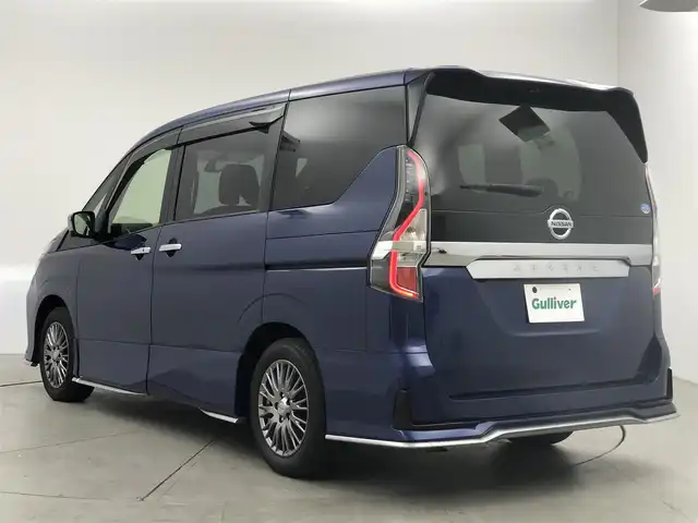 日産 セレナ e-パワー オーテック セーフティPKG 愛知県 2020(令2)年 4.6万km カスピアンブルー プロパイロット　/両側パワースライドドア　/ワンオーナー　/エマージェンシーブレーキ　/アラウンドビューモニター　/純正9インチナビ　/フルセグTV　/Bluetooth　/ETC　/ステアリングリモコン　/ハンドルヒーター　/パーキングアシスト　/前席シートヒーター　/キックモーションセンサー　/フリップダウンモニター　/前後ドライブレコーダー　/ファブリックシート　/7人乗り　/フォグランプ　/純正AW　/純正フロアマット　