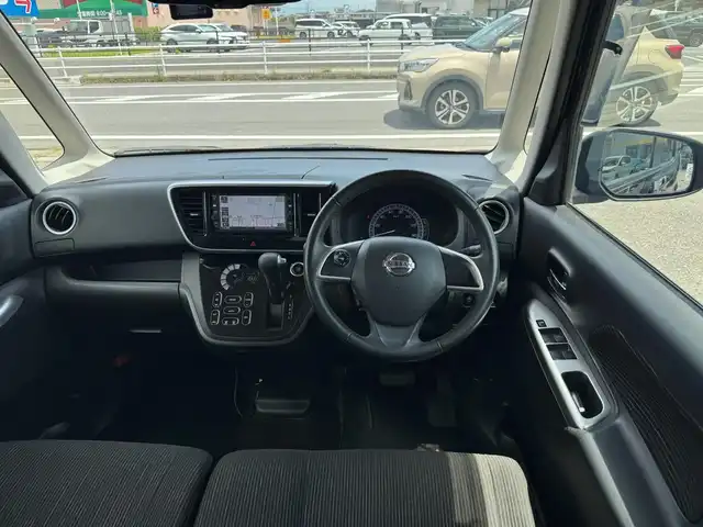日産 デイズ ルークス X Vセレクション 滋賀県 2017(平29)年 7.9万km 茶 純正フルセグナビ/　フルセグ Bluetooth CD SD AM FM/アラウンドビューモニター/ドライブレコーダー前後/両側パワースライドドア/ETC/エマージェンシーブレーキ/踏み間違い防止アシスト/スマートキー×2/プッシュスタート/フロアマット/ドアバイザー/純正14インチアルミ/電動格納ミラー