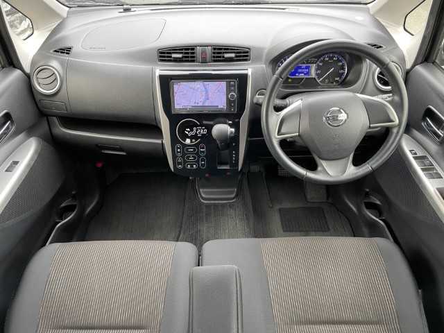 日産 デイズ HWS X Vセレ +SeftyⅡ 岩手県 2015(平27)年 9.6万km 茶 社外メモリーナビ/アラウンドビューモニター/フォグライト/電動格納ミラー/ドラレコ/純正フロアマット/フルセグ/ETC