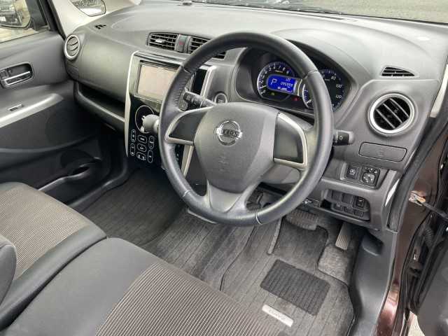 日産 デイズ HWS X Vセレ +SeftyⅡ 岩手県 2015(平27)年 9.6万km 茶 社外メモリーナビ/アラウンドビューモニター/フォグライト/電動格納ミラー/ドラレコ/純正フロアマット/フルセグ/ETC