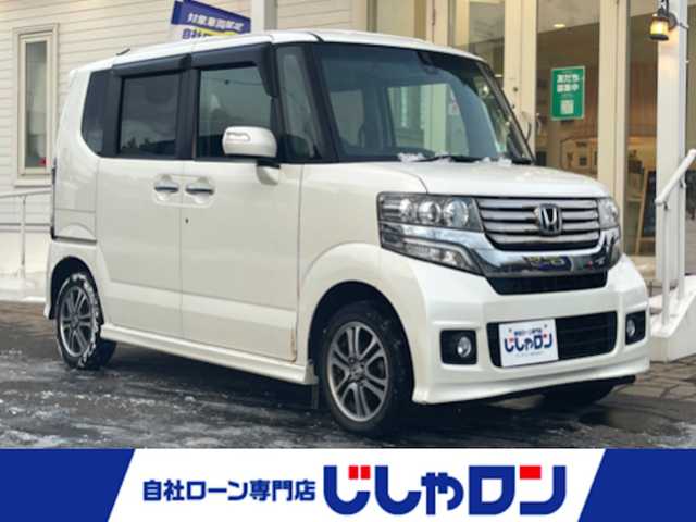 ホンダ Ｎ ＢＯＸ カスタム G Aパッケージ 秋田県 2014(平26)年 7.6万km プレミアムホワイトパール (株)IDOMが運営する【じしゃロン秋田店】の自社ローン専用車両になりますこちらは現金またはオートローンご利用時の価格です。自社ローンご希望の方は別途その旨お申付け下さい/ウィンカーミラー/ドアバイザー/プッシュスタート/片側パワースライドドア/ETC/スマートキー/CD/FM/AM